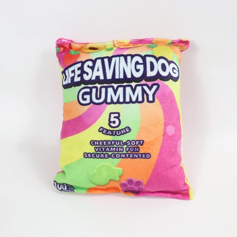 PETKIN DOG TOY BAG OF CANDY LIFE SAVNG DOG GUMMY