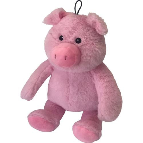 Petlou 15'' Pink Pig Squeaky Dog Toy