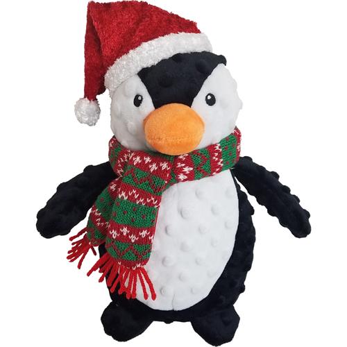 Christmas Penguin Squeaky Dog Toy